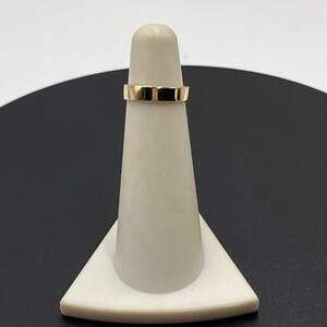 Kendra Scott Designer Gold Plated Polished Ring Minimalist Wedding Band